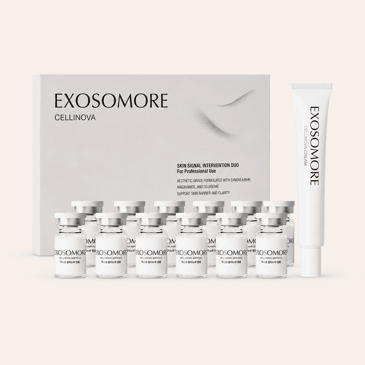 EXOSOMORE CELLINOVA SET (Ampoule + Cream)